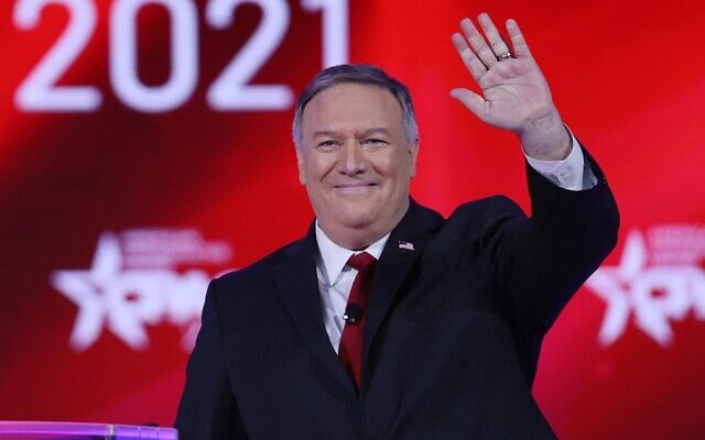 Former US secretary of state Mike Pompeo addresses the Conservative Political Action Conference on February 27, 2021, in Orlando, Florida. (Joe Raedle/Getty Images/AFP) Former US secretary of state Mike Pompeo addresses the Conservative Political Action Conference on February 27, 2021, in Orlando, Florida. (Joe Raedle/Getty Images/AFP)