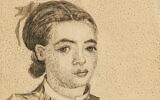 Vincent van Gogh’s 1888 drawing of La Mousmé (courtesy: Christie’s)