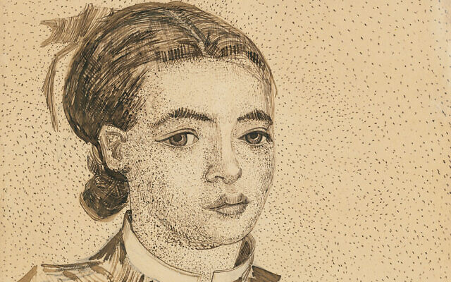 Vincent van Gogh’s 1888 drawing of La Mousmé (courtesy: Christie’s)