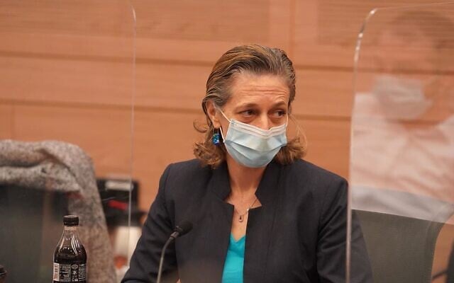 Head of public health services in the Health Ministry, Dr. Sharon Alroy-Preis, during an undated government meeting. (Knesset Spokesperson) Head of public health services in the Health Ministry, Dr. Sharon Alroy-Preis, during an undated government meeting. (Knesset Spokesperson)