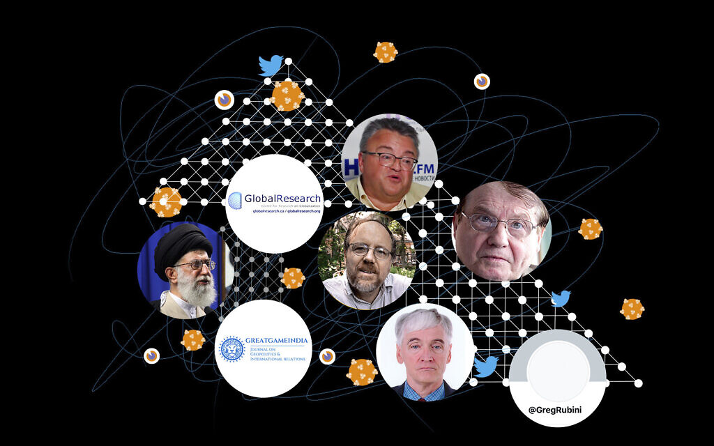 Some of the superspreaders behind COVID-19 conspiracy theories (AP Illustration/Peter Hamlin) Some of the superspreaders behind COVID-19 conspiracy theories (AP Illustration/Peter Hamlin)