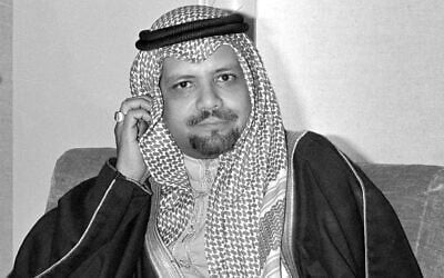 In this December 14, 1976, photo, Saudi Oil Minister Ahmed Zaki Yamani listens to newsmen's questions during a news conference at Doha, Qatar, after he arrived to attend OPEC meeting. (AP Photo, File)