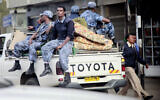 Illustrative: Ethiopian Federal Police ride through Addis Ababa, Ethiopia, Friday May 21, 2010. (AP/Jerome Delay)