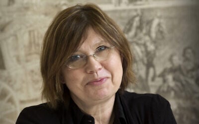 Barbara Engelking, a prominent Polish historian. (Yad Vashem via AP)