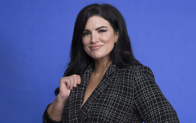 Gina Carano poses at the Disney + launch event promoting 'The Mandalorian'
 at the London West Hollywood hotel in West Hollywood, Calif., Oct. 19. 2019 (Mark Von Holden/Invision/AP)