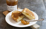 Illustrative: This June 9, 2014 photo shows a grilled cheese made with Bonne Maman fig preserves in Concord, N.H.  (AP Photo/Matthew Mead)