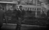 Screen capture from video said to show Israeli spy Eli Cohen walking along a street in Damascus, Syria. (YouTube)
