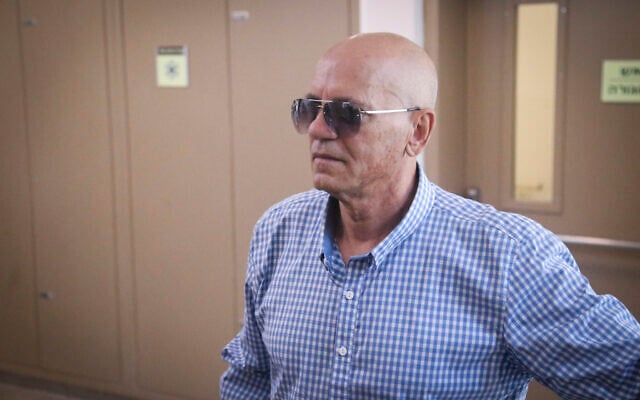 Danny Biton, father of famous Israeli singer Eyal Golan, at the District Court in Tel Aviv on April 29, 2015. (Flash90) Danny Biton, father of famous Israeli singer Eyal Golan, at the District Court in Tel Aviv on April 29, 2015. (Flash90)