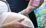 An Israeli woman using the HeraBEAT device, newly deployed at Sheba Medical Center (courtesy of Sheba Medical Center)