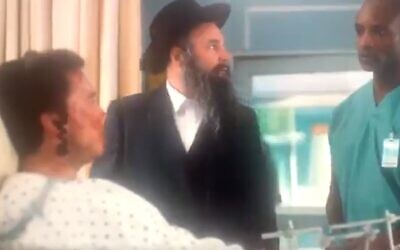 A scene from 'Nurses,' which aired on NBC on Feb. 9, 2021. (Screenshot/ Twiter)