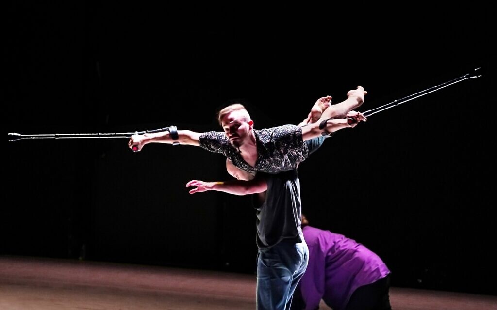 Vertigo dance troupe is one of first Israeli troupes to schedule a performance of their work 'Shape On Us,' following Israel's third lockdown, at the Jerusalem Theater in March 21, 2021. (Courtesy, Yoel Levy) Vertigo dance troupe is one of first Israeli troupes to schedule a performance of their work 'Shape On Us,' following Israel's third lockdown, at the Jerusalem Theater in March 21, 2021. (Courtesy, Yoel Levy)