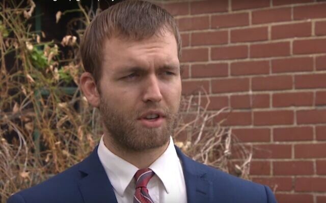 Screen capture from video of Travis Patron, leader of the Canadian Nationalist Party. (YouTube)