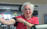 81-year-old Effie Hertzke, in an interview with Channel 12 news, February 21, 2021. (Screenshot/Facebook)
