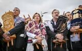 Leaders of the Reform and Conservative movements at the Western Wall in Jerusalem, November 2, 2016. (Courtesy Israel Movement for Progressive Judaism)