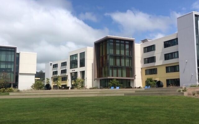 A view of the campus at California Polytechnic State University (video screenshot)