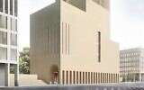 A illustration of the planned House of One in Berlin, bringing together a synagogue, mosque and church (Courtesy)