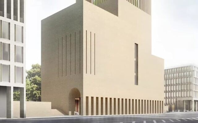 A illustration of the planned House of One in Berlin, bringing together a synagogue, mosque and church (Courtesy) A illustration of the planned House of One in Berlin, bringing together a synagogue, mosque and church (Courtesy)