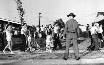 'Crisis' in Levittown, Pennsylvania, when the Black Meyers family moved to town, August 1957 (public domain)
