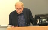 Jack Schwartz, veteran New York newsroom editor gives a talk on 26, September 2016 (Screen grab/YouTube)