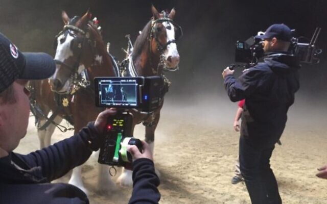 A film crew using Israel's Amimon technology, which was awarded a 2021 Oscar for Science and Technology (Courtesy Amimon) A film crew using Israel's Amimon technology, which was awarded a 2021 Oscar for Science and Technology (Courtesy Amimon)