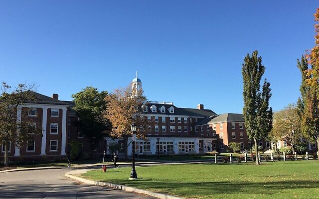 A view of Carmichael Hall on the Tufts University campus. (Wikimedia Commons via JTA)