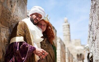 Anyone with Purim costumes echoing days of yore is invited to Jerusalem's Old City walls for a selfie and tag #ITravelJerusalem (Courtesy I Travel Jerusalem)