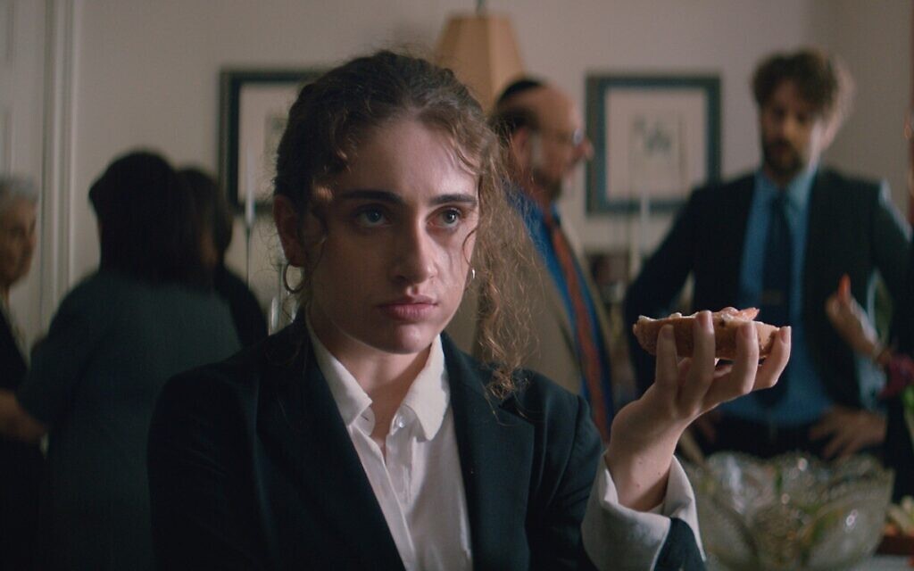 Rachel Sennott as Danielle in 'Shiva Baby,' by filmmaker Emma Seligman. (Courtesy) Rachel Sennott as Danielle in 'Shiva Baby,' by filmmaker Emma Seligman. (Courtesy)
