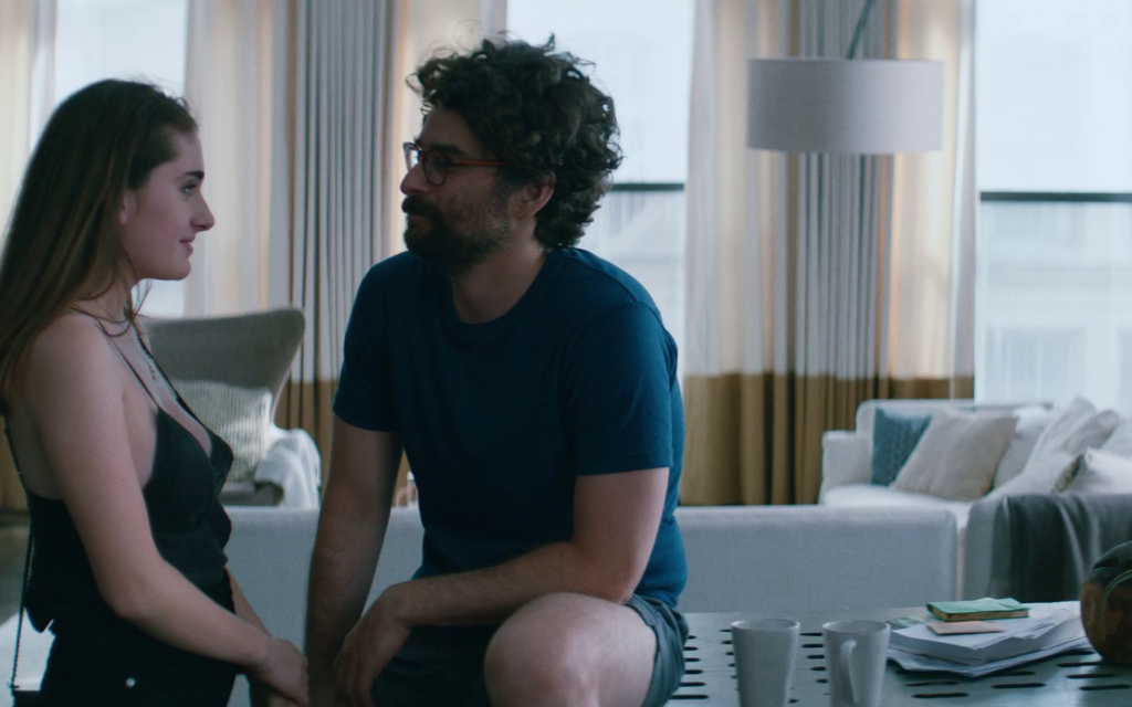 Rachel Sennott and Danny Deferarri in Emma Seligman's 'Shiva Baby.' (Courtesy) Rachel Sennott and Danny Deferarri in Emma Seligman's 'Shiva Baby.' (Courtesy)