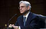 Judge Merrick Garland testifies at his confirmation hearing before the US Senate Judiciary Committee, on February 22, 2021, on Capitol Hill in Washington, DC. (Al Drago/Pool via AP)