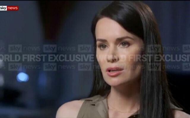 In this image made from video, Kylie Moore Gilbert, British-Australian academic detained in Iran, speaks during an interview with broadcaster Sky News Australia, on March 9, 2021. (Sky News Australia via AP) In this image made from video, Kylie Moore Gilbert, British-Australian academic detained in Iran, speaks during an interview with broadcaster Sky News Australia, on March 9, 2021. (Sky News Australia via AP)