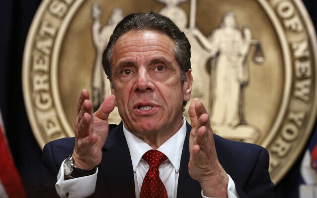 New York Gov. Andrew Cuomo speaks during a news conference at his office, March 24, 2021, in New York. (Brendan McDermid/Pool Photo via AP) New York Gov. Andrew Cuomo speaks during a news conference at his office, March 24, 2021, in New York. (Brendan McDermid/Pool Photo via AP)