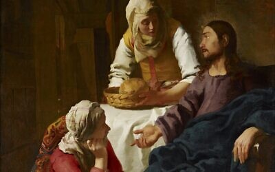 'Christ in the House of Martha and Mary,' 1655 by Johannes Vermeer (public domain)