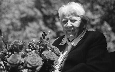 Anna Kozminska, a Polish woman believed to the be oldest living person recognized by Yad Vashem for rescuing Jews during the Holocaust. Kozminska died in March 2021 at age 101 (Polish Institute of National Remembrance)