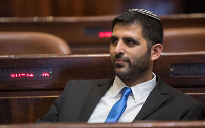 Likud MK Shlomo Karhi at the Knesset on April 29, 2019. (Noam Revkin Fenton/Flash90)