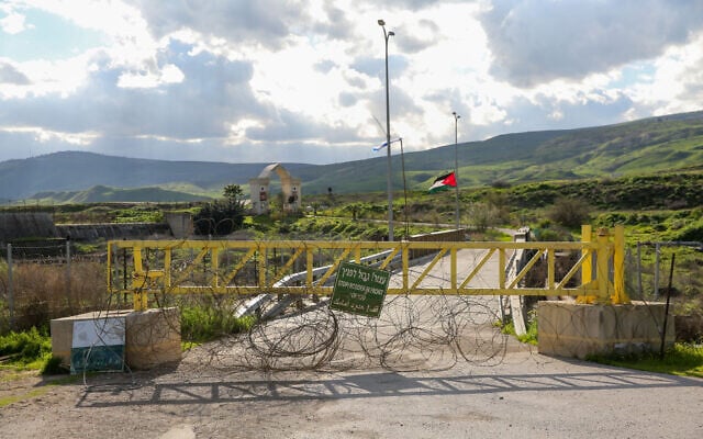 View of the Israeli-Jordanian border on February 10, 2020. (David Cohen/Flash90) View of the Israeli-Jordanian border on February 10, 2020. (David Cohen/Flash90)