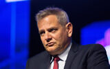 Head of the Meretz party Nitzan Horowitz in Tel Aviv on February February 19, 2020 (Miriam Alster/Flash90)