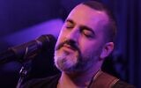 Screencapture from video of Israeli singer Kobi Aflalo. (YouTube)
