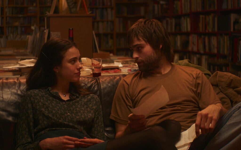 Margaret Qualley as 'Joanna' and Douglas Booth as 'Don' in 'My Salinger Year.' (Courtesy of IFC Films)