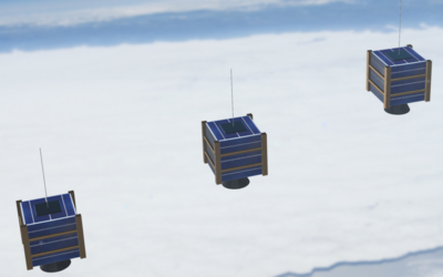 Illustrative image: three nano-satellites (Rick_Jo via iStock by Getty Images)