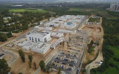The military's nearly completed Prison 10 complex, built to replace the Israel Defense Forces' existing British Mandate-era prisons. (Israel Defense Forces)
