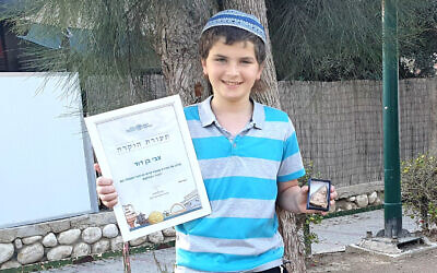 Zvi Ben-David, who found a 2,500-year-old figurine Oren Shmueli, Israel Antiquities Authority)