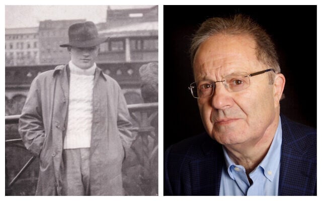 Left: Chaim Herszman in Germany in 1946, Right: John Carr, author of 'Escape From the Ghetto,' the story of his father's audacious escape from the Nazis. (Courtesy John Carr)