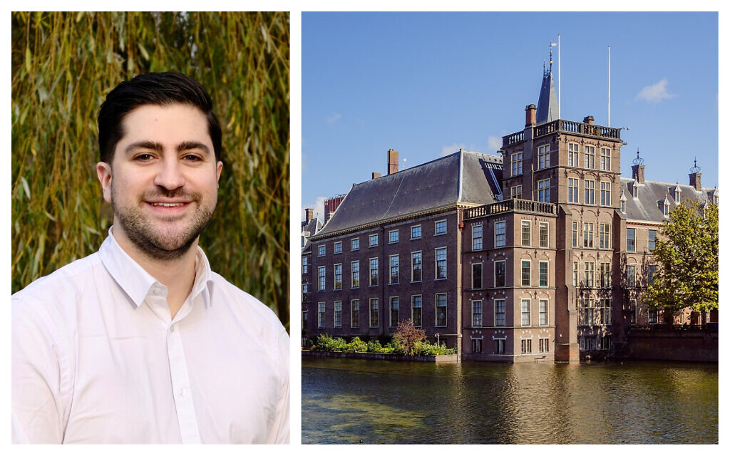 Itay Garmy says reforming the European Union is 'the only way to save the Europe we inherited from the previous generation. (Courtesy of Garmy/via JTA. Photo of The Hague's Binnenhof with the Hofvijver CC BY-SA 4.0/  CEphoto, Uwe Aranas)