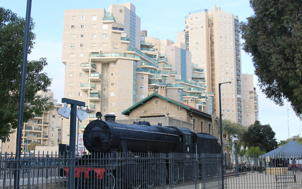The old Turkish train station is now the center of Beersheba's Old City. (Shmuel Bar-Am)