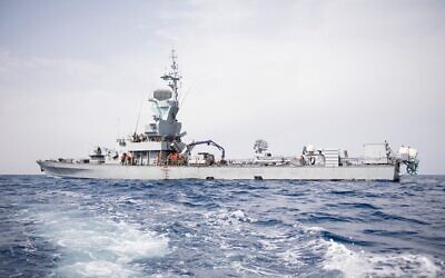 The Israeli Navy takes part in the 'Noble Dina' exercise with Greece and Cyprus, in March 2021. (IDF)