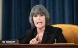 Democratic US Representative Betty McCollum of Minnesota, in July 2020. (Caroline Brehman/CQ-Roll Call, Inc via Getty Images via JTA)
