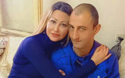 Munir Anabtawi with his sister. (Mossawa Center)