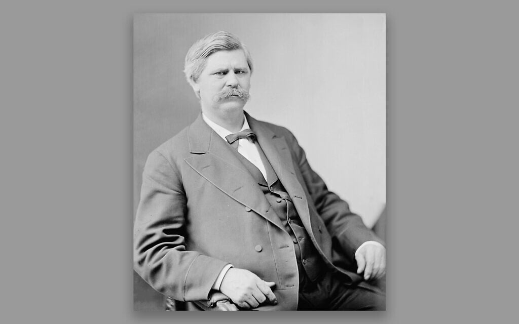 Zebulon Baird Vance served as governor and then a US senator from North Carolina until his death in 1894. In addition to owning slaves and being an outspoken supporter of the Confederacy, he also traveled the country giving a speech praising Jews. (Courtesy of Library of Congress/via JTA)