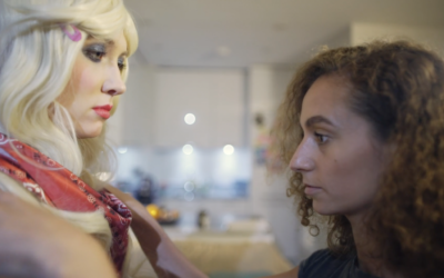 A roommate's photoshoot has a dark motive in 'Miss' (screenshot)