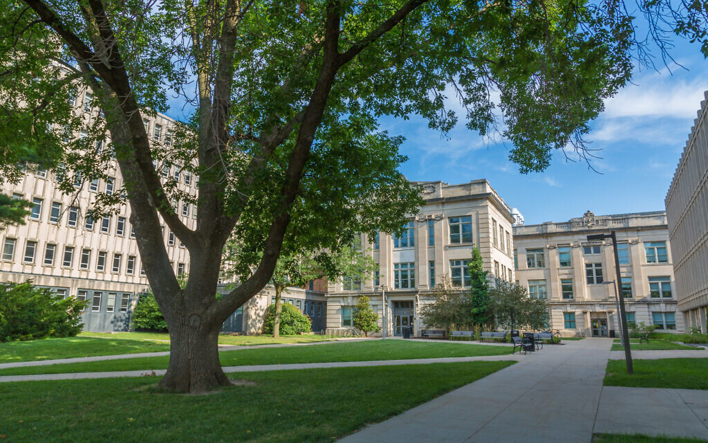 A view of the University of Iowa campus (Wikimedia Commons/via JTA) A view of the University of Iowa campus (Wikimedia Commons/via JTA)
